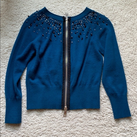 Dice Kayek crop embellished sweater rare - Picture 5 of 7